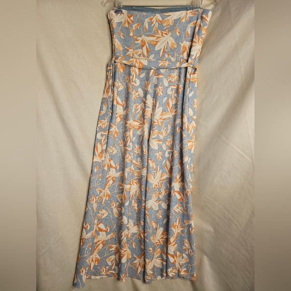 H&M Women Jumpsuit, Size 8, Color: Blue, Off white, orange - Picture 5 of 12